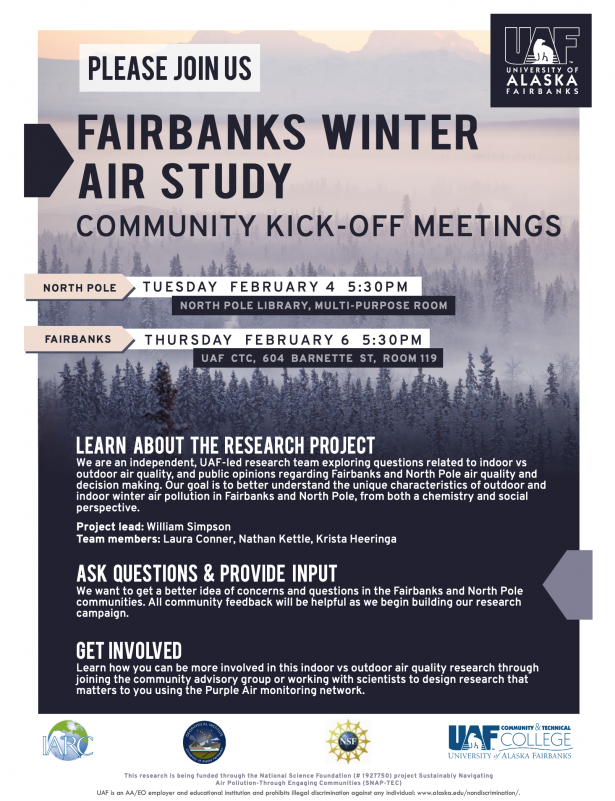 Fairbanks Winter Air Study Kick-off Meeting